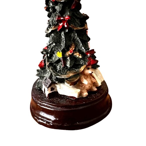 VTG Gift Collection Holiday Figurine Christmas Tree New Puppy Deer Teddy Bear - Picture 10 of 12